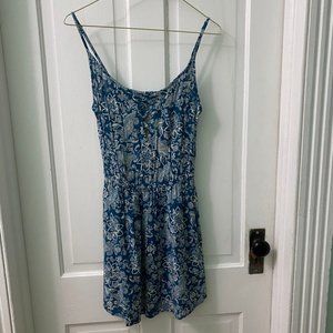 NWT. American Eagle Blue Floral Dress. S